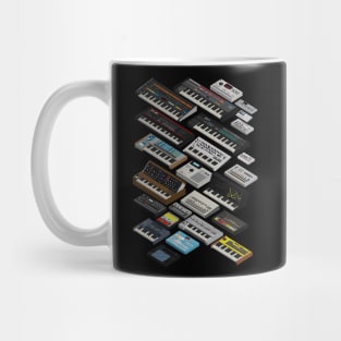 Synthesizers and Drum Machines Mug